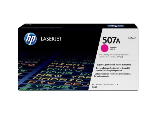 HP 507A Magenta Original LaserJet Toner Cartridge