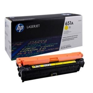 HP 651A Yellow Original LaserJet Toner Cartridge CE342A