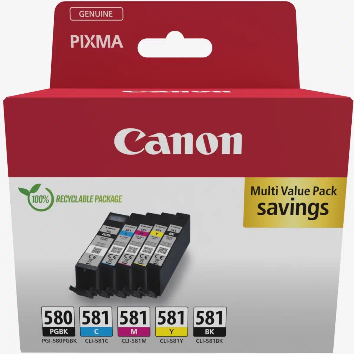 Canon PGI-580BK Pigment Black Ink Cartridge
