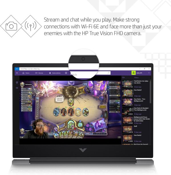 HP Victus16-R0085 GAMING Core i7-13700H (2.4-5.0GHz) 1TB SSD 16GB 16.1 8GB GPU Backlit Keyboard Windows (8Y487UA#ABA)