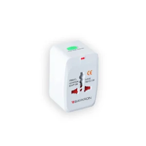 BAYKRON 2.5A Universal World Travel Adapter - White