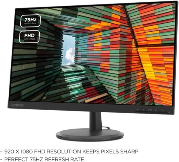 LENOVO C24-25 FHD WLED 24’’ DISPLAY WITH 4MS RESPONSE TIME HDMI AND VGA AND VESA MOUNT AND TILT ADJUSTABLE MONITOR