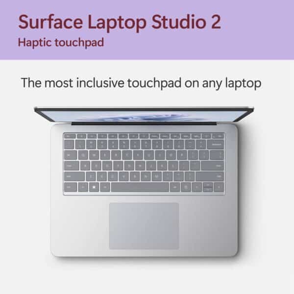 Microsoft Surface Laptop Studio 2 2-IN-1 Intel Core i7 -13800H 1TB SSD 32GB Nvidia RTX 4060(6GB) TOUCH Backlit 14.4”(2400x1600Window 11 Pro @2.5M