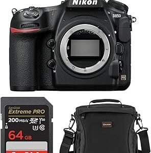 Nikon D850 with lens