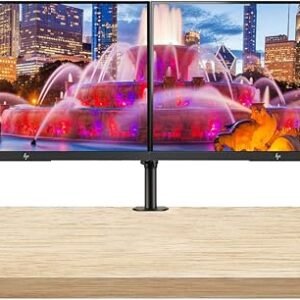 HP Z24n 24 IPS LED BACKLIT MONITOR 1920 x 1080 FULL HD RESOLUTION 60HZ VGA HDMI DISPLAY PORT VIDEO INPUTS AND SEAMLESS FULLY ADJUSTABLE DUAL MONITOR STAND (1JS09AB)