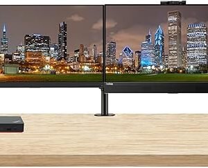 LENOVO THINK VISION T27hv-20 QHD USB-C IPS W-LED 27 MONITOR WITH FULL ERGONOMICS FUNCTION WITH SPEAKERS AMD FREE SYNC FLICKER FREE AND NATURAL BLUE LIGHT