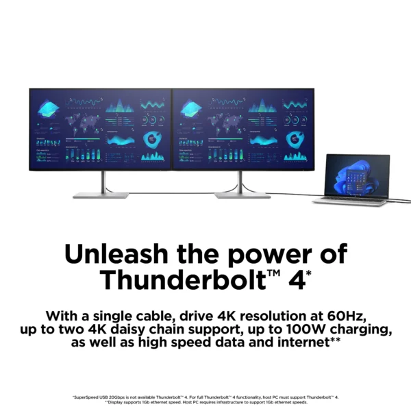 HP E27U G5 USB-C QHD (2560 X 1440) IPS HEIGHT ANGLE