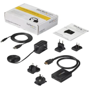 STARTECH 2-PORT HDMI SPLITTER WITH USB POWER 4K ST122HD4KU