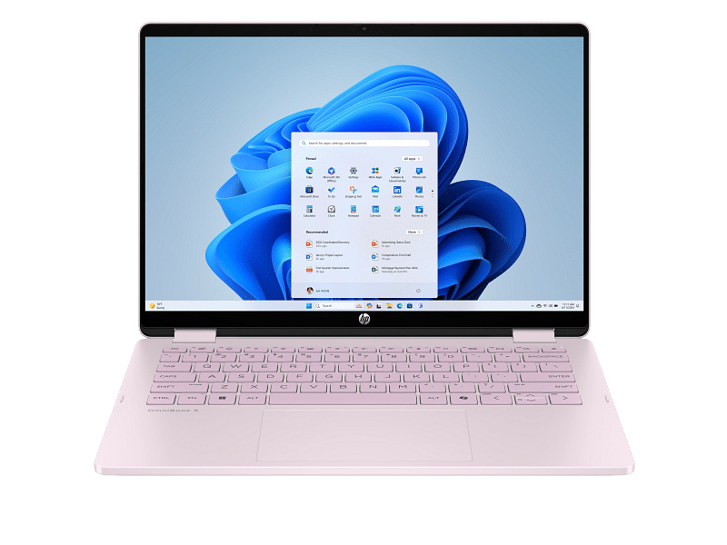 HP OmniBook 5 Flip 14-fp0006nia (PAVILION 14 X360 REPLACEMENT) 14th Gen Intel Core™ 5 120U 1.4GHz up to 5.0GHz 8GB LPDDR5-5200 MT/s (onboard) 512GB PCIe® Gen4 NVMe™ M.2 SSD 14