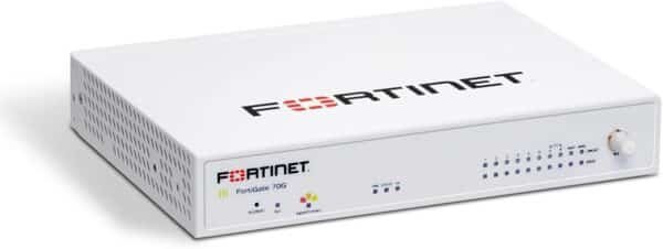 FortiGate-70G 10 x GE RJ45 ports (including 7 x Internal Ports, 2 x WAN Ports, 1 x DMZ Port) FG-70G