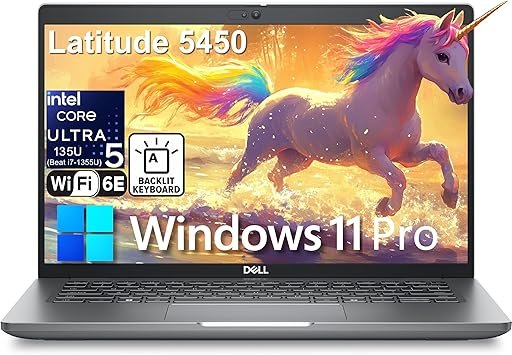 Dell Latitude 5450 BTX Base 13th Gen Intel Core i5 512GB 8GB 1 x DDR5 5600 MT/ s (5200 MT/s Ubuntu 22.04 FHD 1920x1080 English UK backlit AI hotkey
