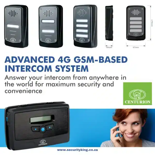 Centurion G-Speak Ultra 4G Intercom Kit - 2 Button