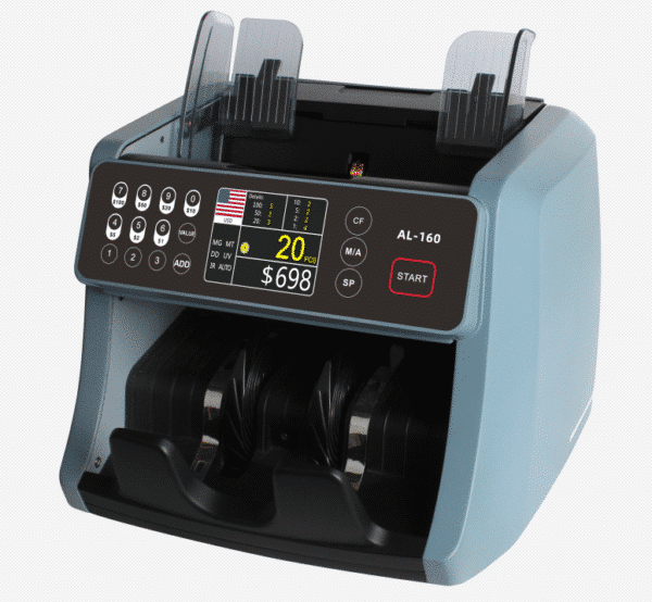 Chuanwei AL-160 Currency Detector Money Counting Machine Banknote Counters