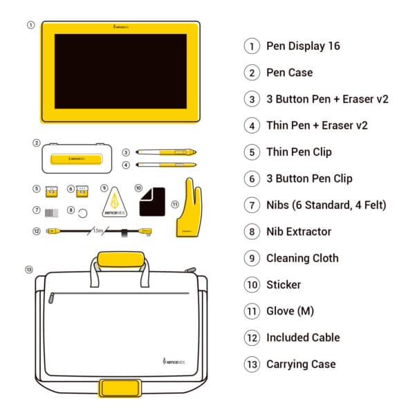 Xencelabs Pen Display 16 Essentials