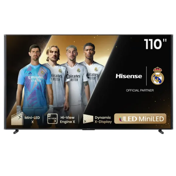 Built-in subwoofer Top-firing speakers Side speakers CineStage X Surround Mini-LED X Up to 10,000nits Peak Brightness Ultra Viewing Angle