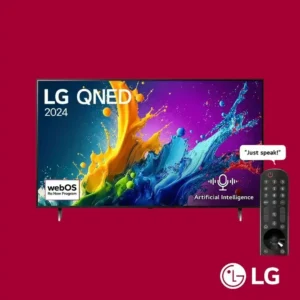 LG TV QNED 86 Inch QNED80T6B 4K Smart TV AI Magic Remote webOS24 LGTV86QNED80T6B