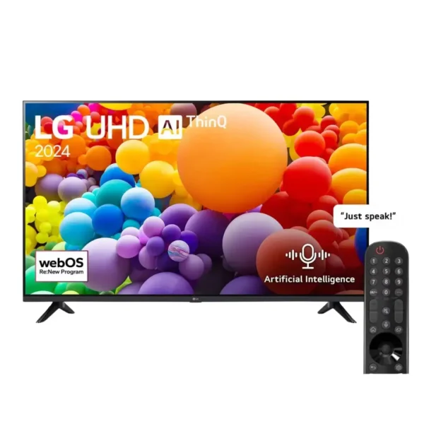 LG TV UHD 55 Inch UT73 4K Smart TV AI Magic remote HDR10 webOS24 LGTV55UT73006LA