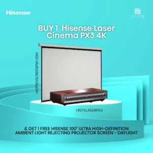 Hisense Laser Cinema TV 80-150 Inch Projection Size PX3 4K Smart HISTVLASERPX3