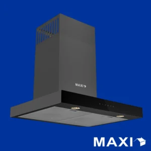 T TYPE HOOD, 90cm-Black Glass Touch Button, 1x K33 115 W, Copper Wire Winding Motor Double Vented System Air Outlet, 5 Layer Aluminum Filter 1 Wx2 pcs Led Lamp, 220-240V/ 50-60Hz, UK Plug.