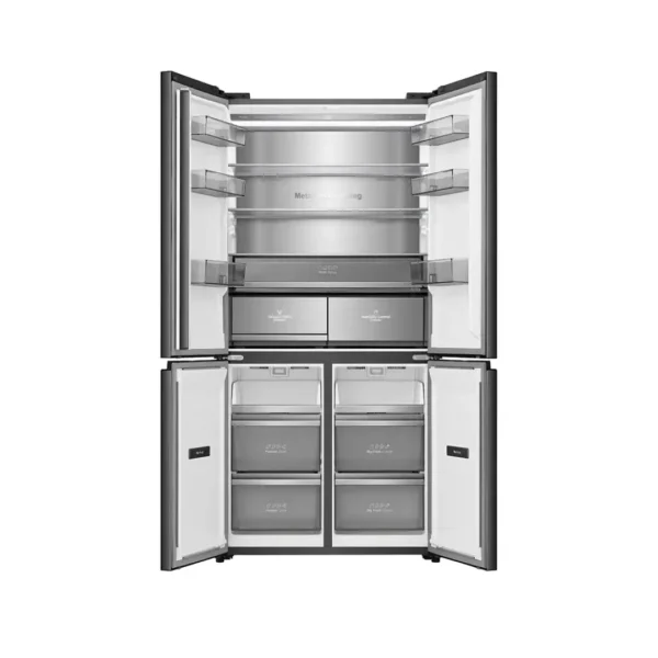 Hisense SxS Refrigerator 591L (BCD-605W) Cross Door Black