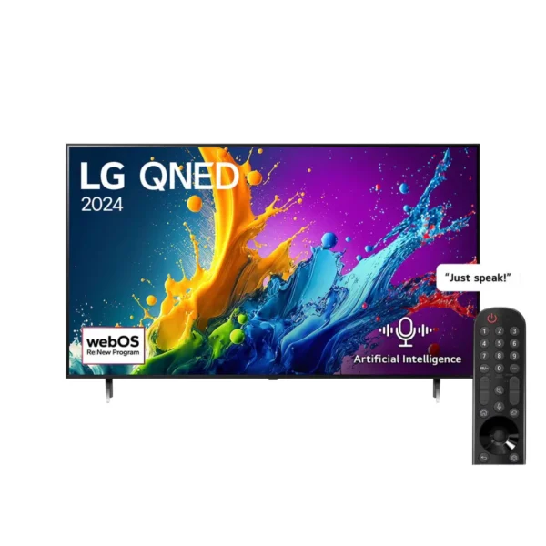 LG TV QNED 75 Inch QNED80T6B 4K Smart LGTV75QNED80T6B