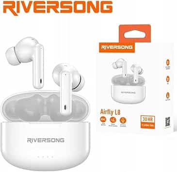 Riversong Airfly L8 EA226 True Wireless Earbuds White (EA226)