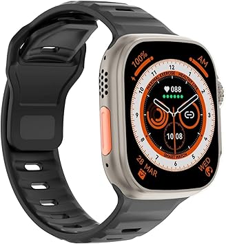Riversong SW506 Smart Watch Motive 5T Titanium + Black Strap (SW506)