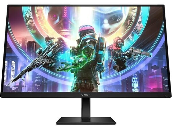 HP OMEN 27-INCH FHD 240HZ GAMING MONITOR - OMEN 27 PART NUMBER: 780F9AA#ABA KEY FEATURES 68.6 CM (27) FHD (1920 X 1080) ON-SCREEN CONTROLS PIVOT ROTATION ANTI-GLARE HEIGHT ADJUSTABLE AMD FREE SYNC PREMIUM GAMING CONSOLE COMPATIBLE INTEGRATED SPEAKERS HP EYE EASE (EYESAFE CERTIFIED) HDR NVIDIA G-SYNC COMPATIBLE VESA CERTIFIED ADAPTIVE SYNC RESPONSE TIME 1MS GIGG (WITH OVERDRIVE) HDMI AUDIO USB HUB DISPLAYPORT