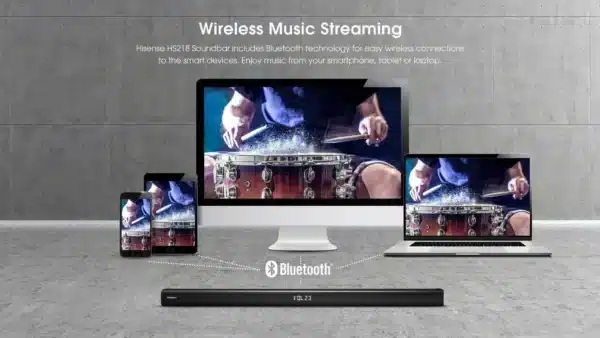 Hisense Soundbar with Subwoofer 200W 2.1CH (HS218) HISAUD218