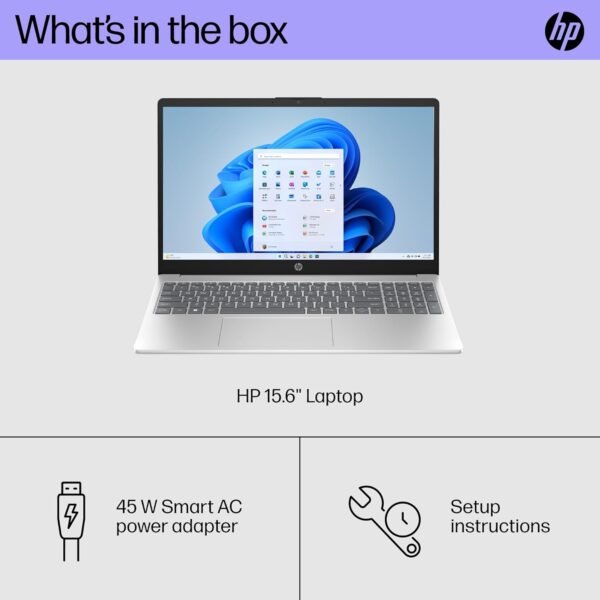 Technical Details Collapse all Summary Standing screen display size ‎15.6 Inches Screen Resolution ‎1920 x 1080 pixels Max Screen Resolution ‎1920x1080 Pixels Processor ‎4.6 GHz core_i5 RAM ‎8 GB DDR4 Memory Speed ‎3200 MHz Hard Drive ‎512 GB SSD Graphics Coprocessor ‎NVIDIA GeForce RTX 3050 Chipset Brand ‎Intel Card Description ‎Integrated Graphics Card Ram Size ‎16 GB Wireless Type ‎802.11a/b/g/n/ac, Bluetooth Number of USB 2.0 Ports ‎2 Number of USB 3.0 Ports ‎1 Average Battery Life (in hours) ‎7 Hours Other Technical Details Brand ‎HP Series ‎HP 15.6 inch Laptop PC Item model number ‎A18JKUA#ABA Hardware Platform ‎PC Operating System ‎Windows 11 Home Item Weight ‎4.93 pounds Product Dimensions ‎14.17 x 0.73 x 9.29 inches Item Dimensions LxWxH ‎14.17 x 0.73 x 9.29 inches Color ‎Silver Processor Brand ‎Intel Number of Processors ‎10 Computer Memory Type ‎DDR4 SDRAM Hard Drive Interface ‎eSATA Optical Drive Type ‎no optical storage device Voltage ‎240 Volts Batteries ‎1 AA batteries required. (included)