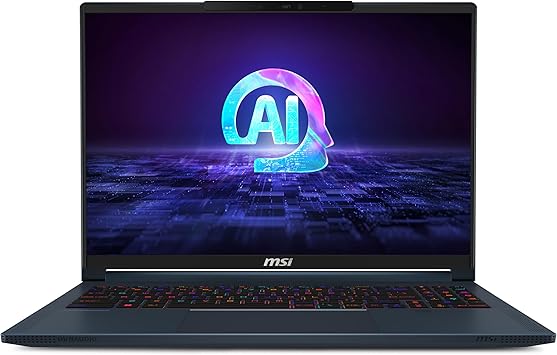 MSI STEALTH 16 STUDIO A13VG-056US GAMING: INTEL CORE i7-13700H 3.7-5.0 GHz 1TB NVMe SSD GEN 4x4 32GB DDR5 RAM 16 FHD+ WIDE VIEW ANGLE 2560x1600 DISPLAY RGB BACKLIT KEYBOARD WITH ANTI-GHOST KEY NVIDIA GEFORCE RTX 4070 8GB GRAPHICS WIN 11 PRO COLOR: STAR BLUE 1 YEAR ON SITE WARRANTY+ADP (STEALTH1613208)