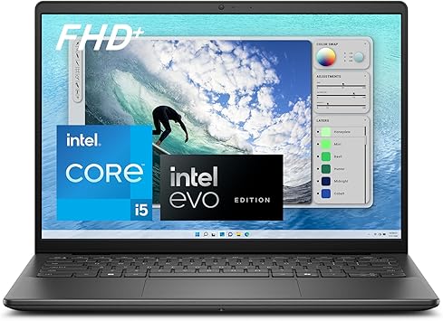 DELL INSPIRON 14 5440: INTEL CORE™ I5-1334 512GB PCle NVMe M.2 SSD 8GB DDR4 14 FHD+ 1920x1200 DISPLAY BACKLIT KEYBOARD CARD READER HDMI & USB 3.2 WIN 11 HOM COLOR: CARBON BLACK (D0F3W/ i5440-5463BLK-PUS)