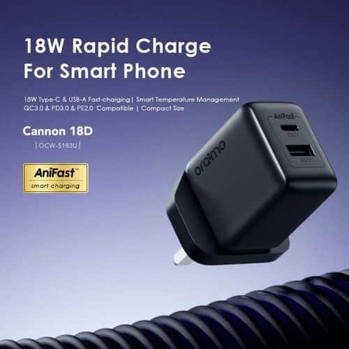 Oraimo Charger Cannon18D OCW-5183U+L53