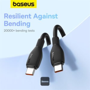 Baseus Pudding Series Fast Charging Cable Type-C to Type-C 100W 2m Cluster Black P10355702111-B2