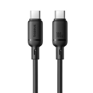 Baseus Silky Series Fast Charging Cable Type-C to Type-C 100W 1m Cluster Black P10377704113 00