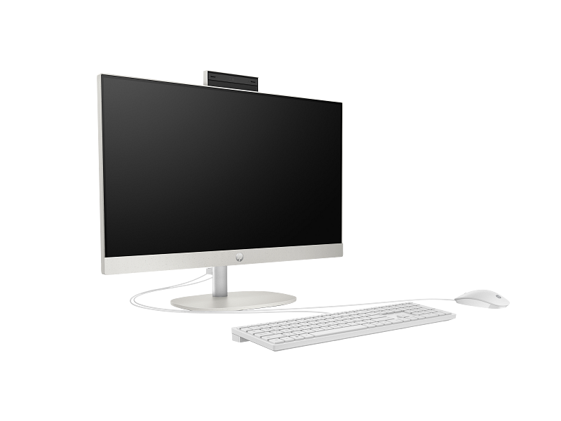 HP ALL-IN-ONE 24-CR0129NH DESKTOP PCKEY 13TH GENERATION INTEL COREI7 – 1355U PROCESSOR 16GB DDR4 RAM 1TB M.2 NVME SOLID STATE DRIVE (SSD) 23.8 INCHES SCREEN FHD 1920 X 1080 IPS DISPLAY INTEL IRIS XE GRAPHICS CAMERA BLUETOOTH WI-FI INTEGRATED INTEL GRAPHICS USB WIRED KEYBOARD AND MOUSE FREEDOS WHITE COLOR