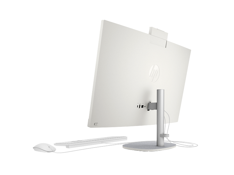 HP All-in-One 27-cr0025nh PC 13th Gen Intel Core™ i7-1355U 1.7GHz up to 5.0GHz512GB PCIe® NVMe™ M.2 SSD 16GB DDR4-3200 MT/s RAM (2x8GB)27 diagonal FHD (1920x1080) TOUCHSCREEN IPS Display Intel® Iris® Xᶱ Graphics 125 USB BLACK WIRED KEYBOARD HP 125 USB BLACK WIRED MOUSE JET BLACK FREEDOS (C0YF5EA)