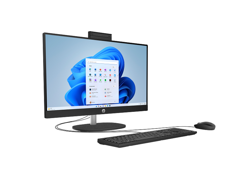 HP All-in-One 24-cr0063nh PC 13th Gen Intel® Core™ i3-1315U 1.2GHz up to 4.5GHz512GB PCIe® NVMe™ M.2 SSD 8GB DDR4-3200 MT/s (1x8GB)23.8 diagonal FHD (1920x1080) IPS TOUCHSCREEN Display Intel® UHD Graphics JET BLACK HP 125 USB BLACK WIRED KEYBOARD HP 125 USB BLACK WIRED MOUSEFREEDOS (B67FTEA)