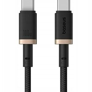 Baseus Dura Series Fast Charging Cable Type-C to Type-C 100W 1m Gold+Black P10377803U01-00
