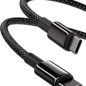 Baseus Silky Series Fast Charging Cable Type-C to Type-C 100W 2m Cluster Black P1037770411301