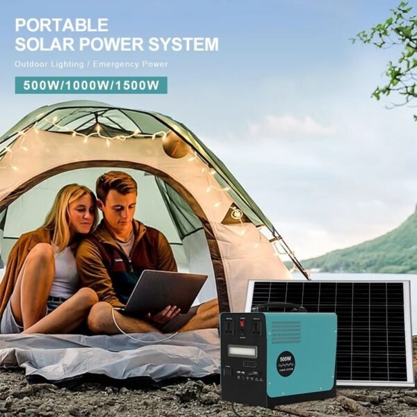 ALLTOP Solar Energy System for Outdoor Camping 1500W portable power station 1.5kwh without Panel