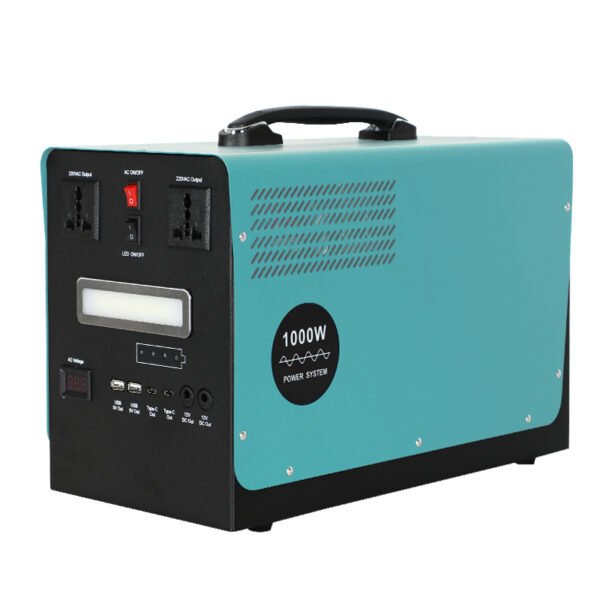 ALLTOP Solar Energy System for Outdoor Camping 1000W portable power station 1.2kwh with Panel
