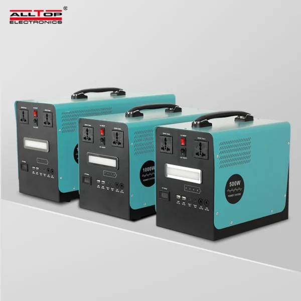 ALLTOP Solar Energy System for Outdoor Camping 1500W portable power station 1.5kwh with Panel