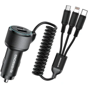 Riversong Safari C8 Fast Car Charger Black – CC46