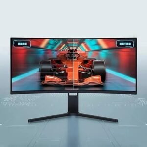 XIAOMI Curved Gaming 30"-inch Monitor WFHD (2560×1080) 100Hz Ultrawide 21:9 Curved 1500R Computer Display Screen Free Sync 100% sRGB DP and HD