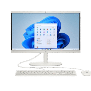 HP 22-dgoo9nh ALL IN ONE DESKTOP INTEL PENTIUM PROCESSOR N100 256SSD 8GB RAM 21.5 INCHES FHD PN: B13YBEA WHITE