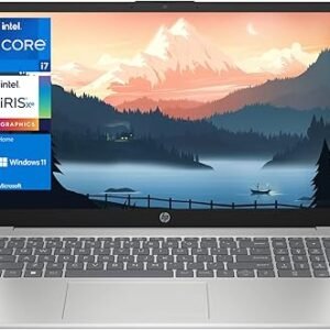 HP Laptop 15-fd0628nia 13th Generation 1355U Intel®️ Core™️ i7 16gb RAM 1TB SSD backlit keyboard Windows 11 pro Natural silver