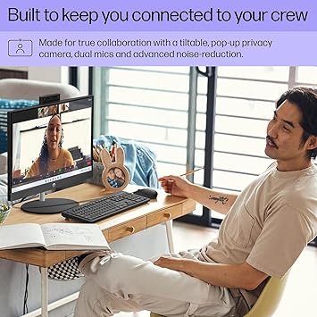 HP 24 ALL IN ONE INTEL UTRA5 125U (UP TO 4.3GHZ) 512SSD 8GB RAM 24 INCHES FHD 1GBE LAN PORT WLAN DOS JET BLACK COLOUR PN: C36Y5EA HP 24 ALL IN ONE INTEL UTRA5 125U (UP TO 4.3GHZ) 512SSD 8GB RAM 24 INCHES FHD 1GBE LAN PORT WLAN DOS JET BLACK COLOUR PN: C36Y5EA