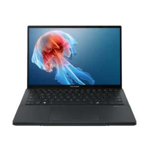 Asus Zenbook Duo UX8406MA-DS71T Dual 14” OLED WUXGA Touch Display Inkwell Gray - Intel Core Ultra 9 Processor 185H 2.3GHz (24MB Cache up to 5.1GHz, 16 cores 22 Threads) 1TB PCIe NVMe GEN4x4 M.2 SSD 16GB LPDDR5X 7467MHz RAM Intel®️ Arc™️ Graphics DUAL 14.0-inch FHD (1920 x 1200) OLED 16:10 aspect ratio, 0.2ms response time 60Hz refresh rate 400nits 500nits HDR peak brightness 100% DCI-P3 color gamut 1,000,000:1 VESA CERTIFIED Display HDR True Black 500, 1.07 billion colors PANTONE Validated Glossy Display 70% less harmful blue light Touch screen (Screen-to-body ratio)91% With stylus support Backlit Detachable Bluetooth Keyboard with Built-in Kickstand and Precision touchpad Asus Precision Stylus Pen AI Sense Camera with Face Unlock World First Super Revolutionary Dual OLED Display Thin lightweight Laptop