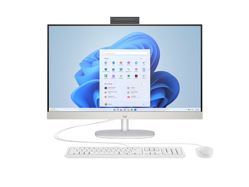 HP 27-inch All-in-One 27-cr0156nh PC Intel Core i7-1355U 8 GB DDR4 512 GB PCIe SSD 27